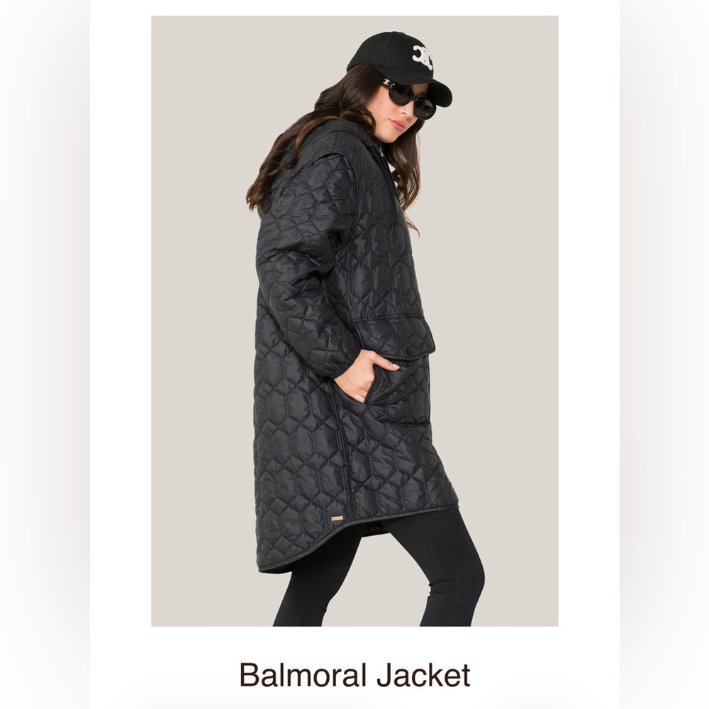 Alala Black Quilted Jacket sz M/L NWT